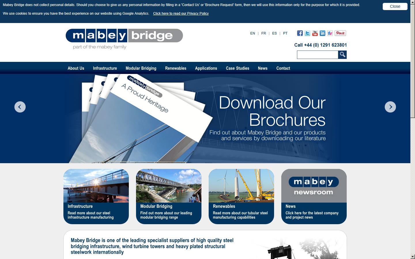 Mabey Bridge Limited Website