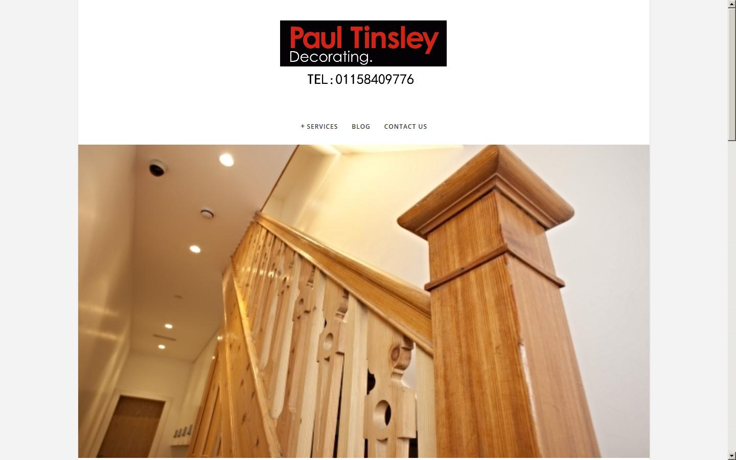 Paul Tinsley Decorating Website