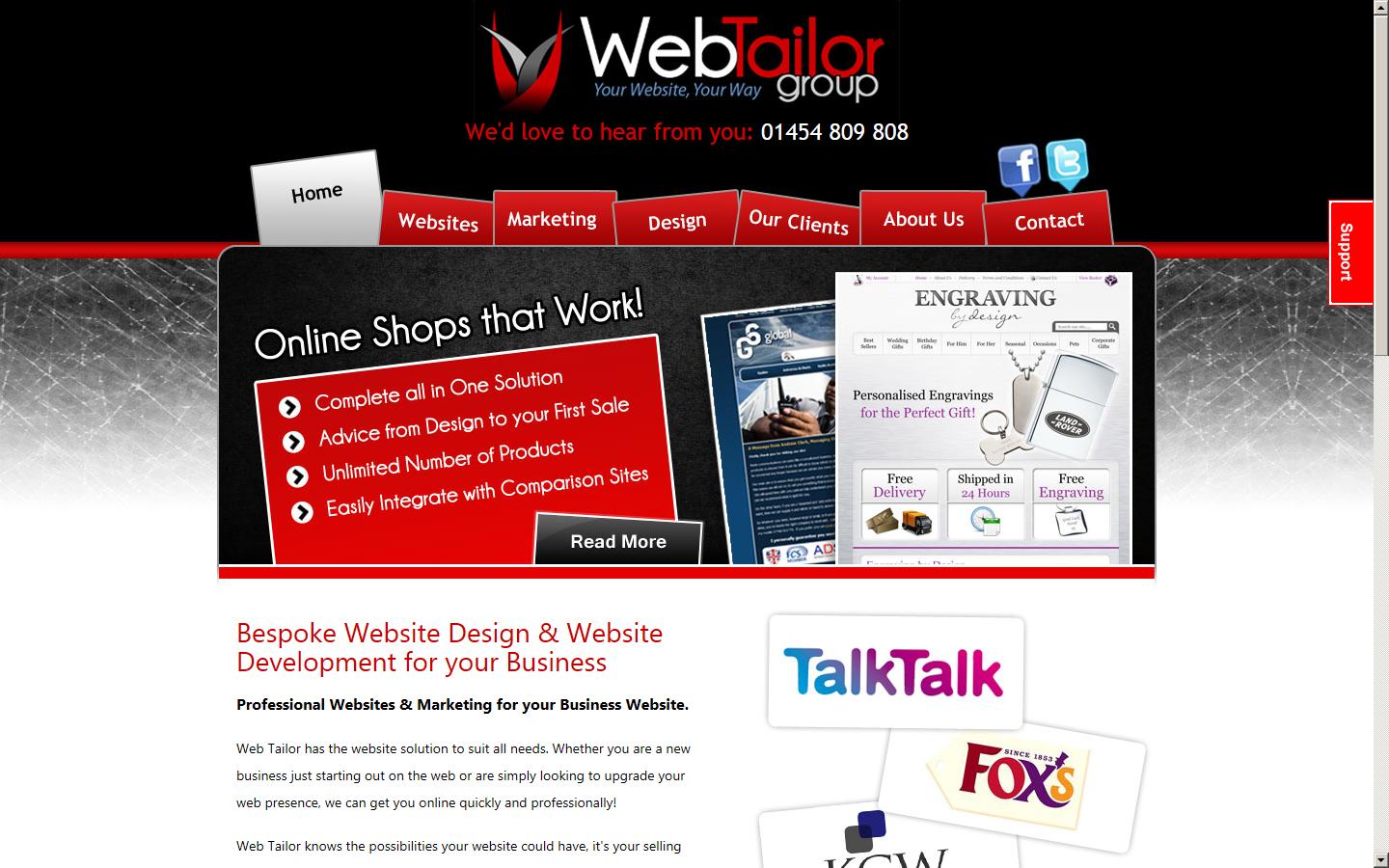Web Tailor Group Website