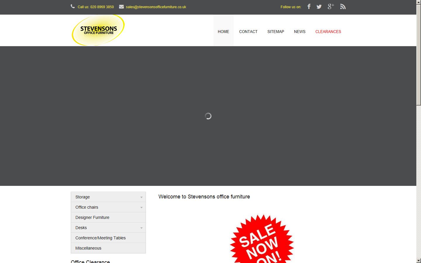 Stevensons Second Hand Office Furniture Website