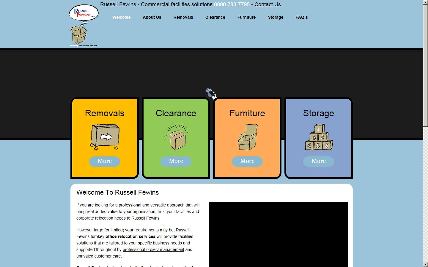 Russell Fewins Ltd Website