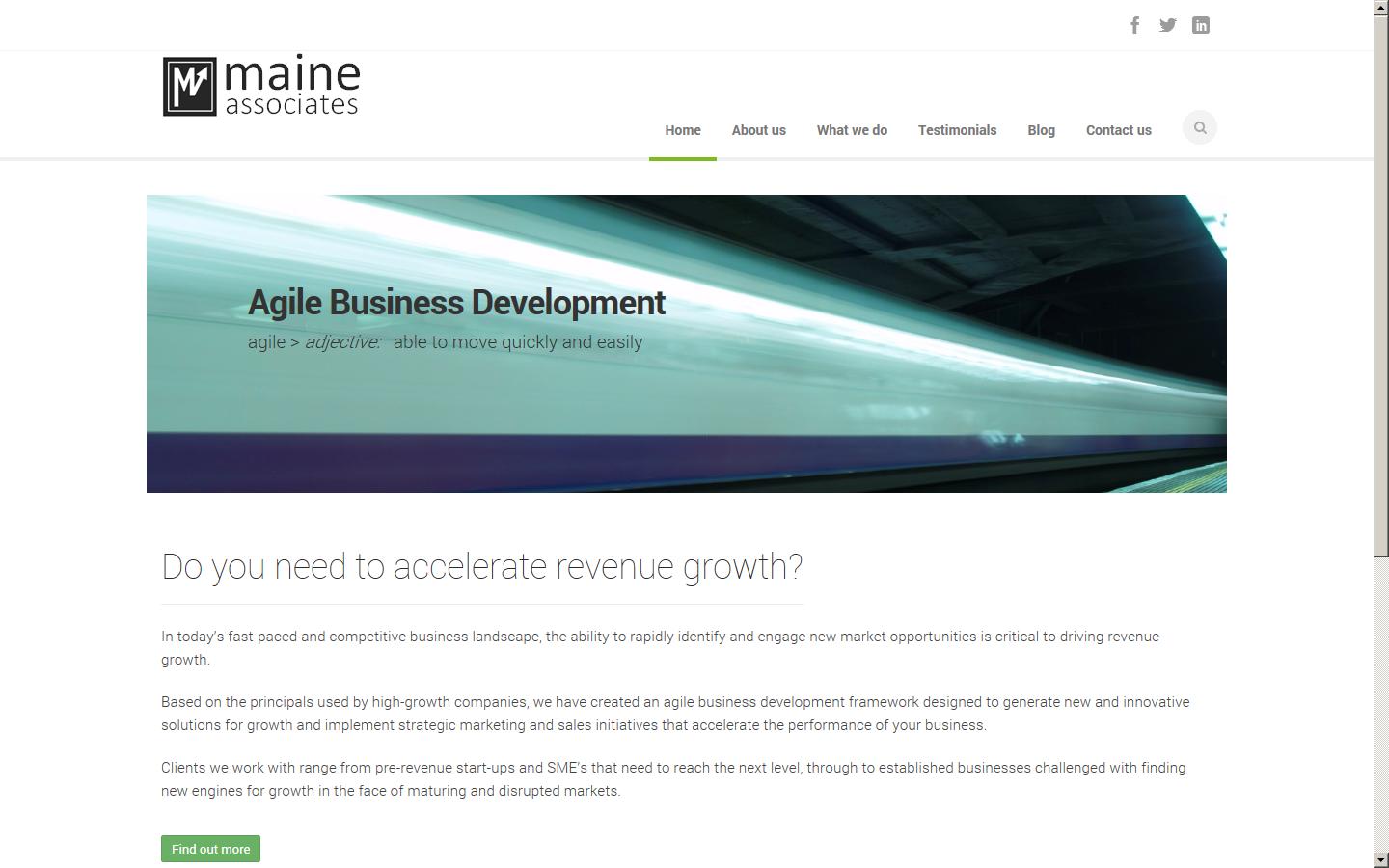 Maine Associates Ltd - Louth Website