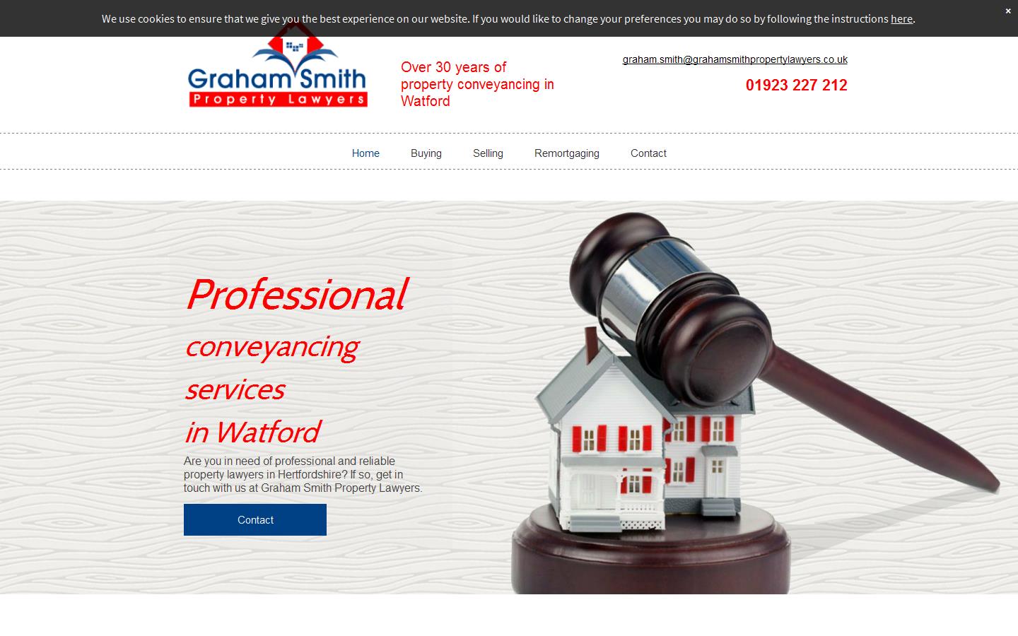 Graham Smith Property Lawyers Website