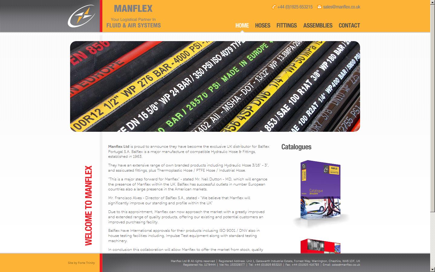Manflex Ltd Website