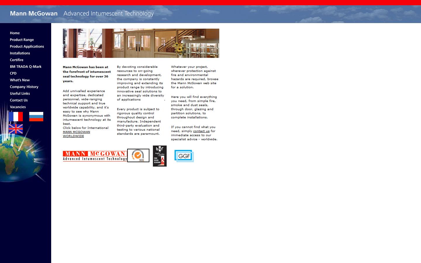 Mann McGowan Fabrications Ltd Website