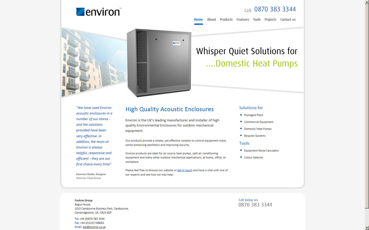 Environ Technologies Ltd Website