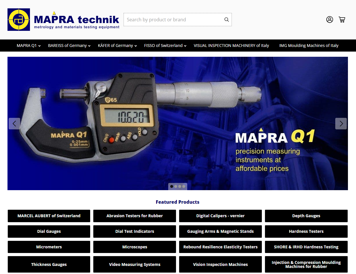 MAPRA Technik  Website