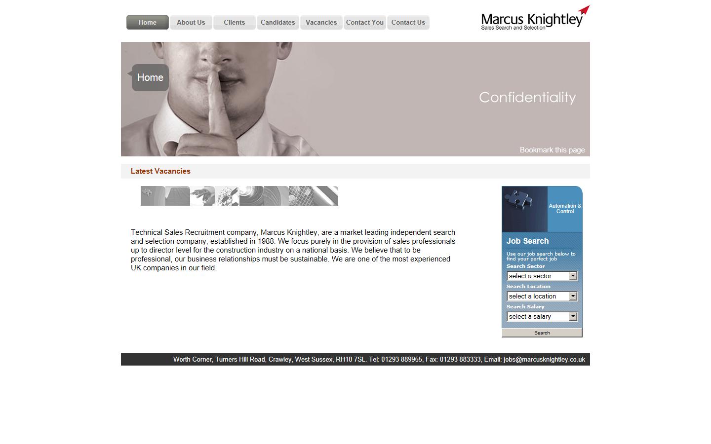 Marcus Knightley Website