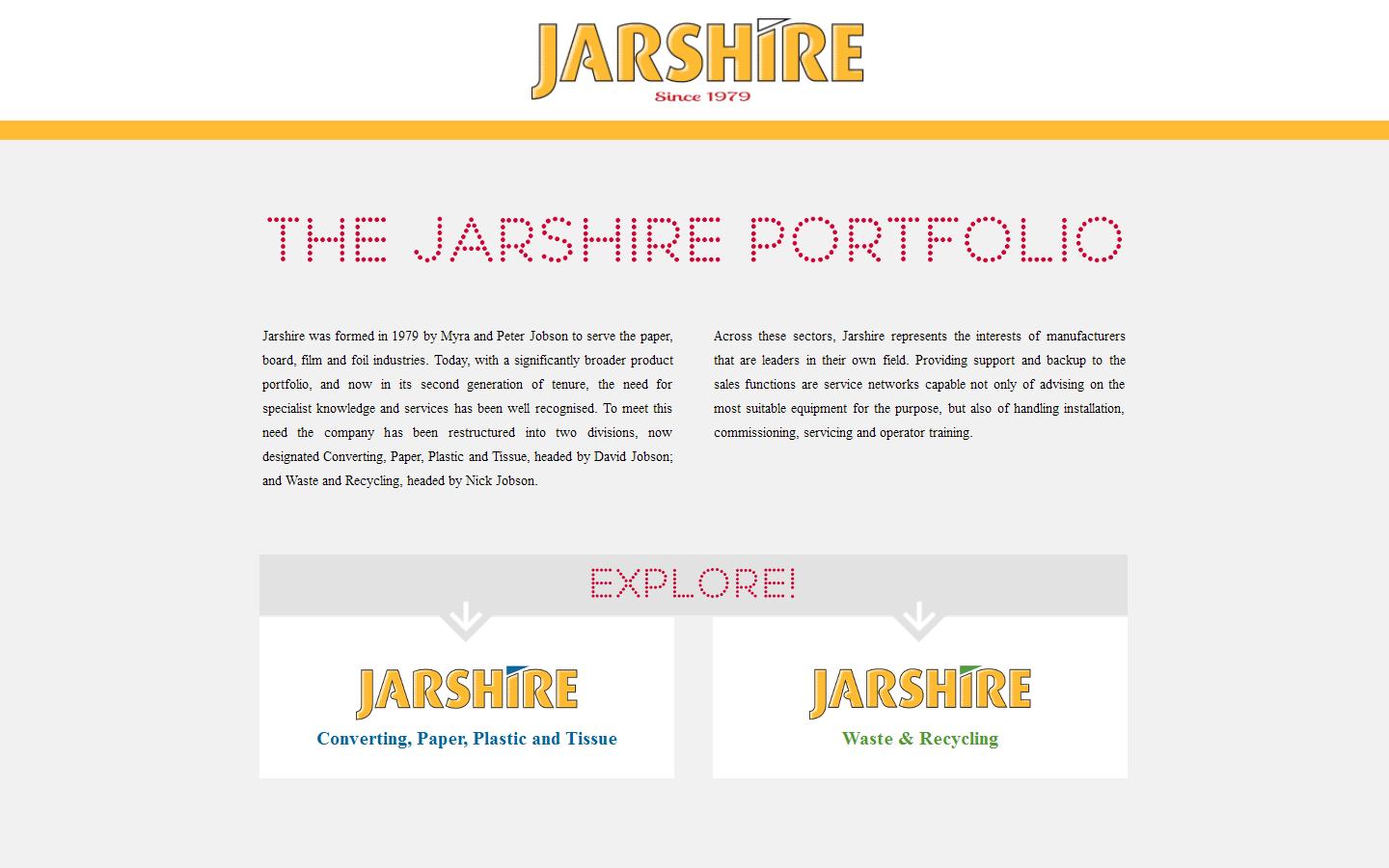 Jarshire ltd Website