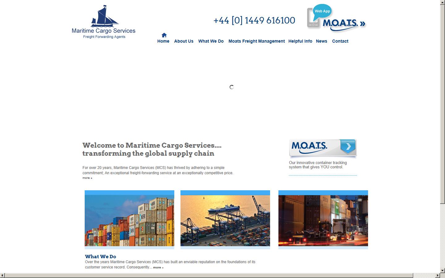 Maritime Cargo Services Website
