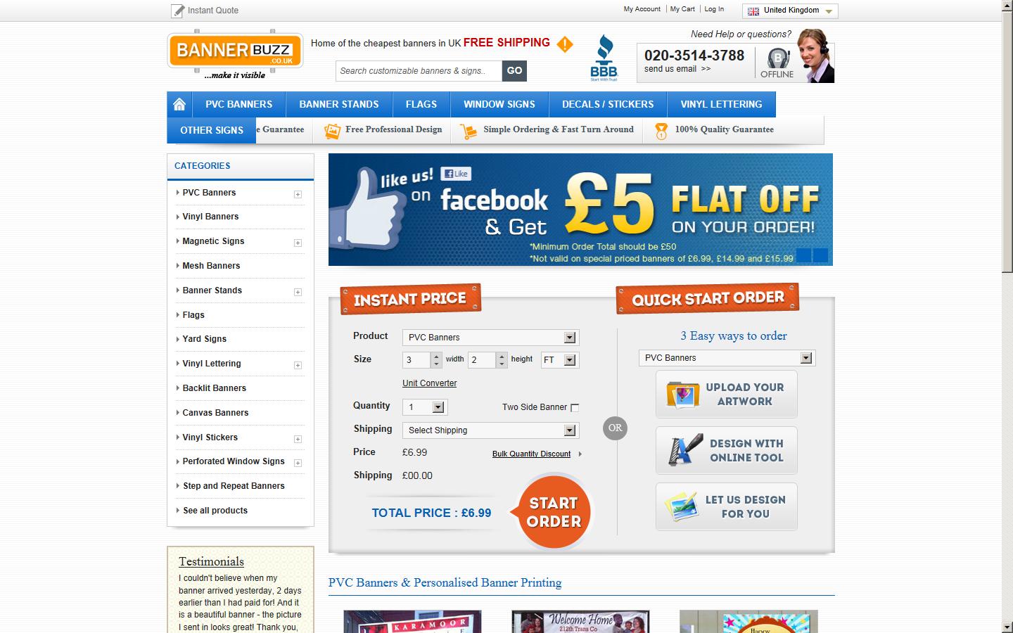 Banner Buzz Website