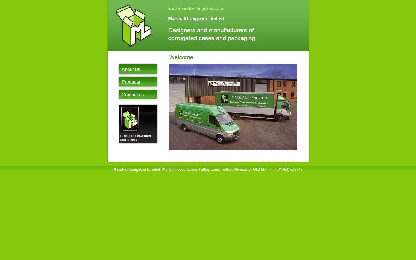 Marshall Langston Ltd Website