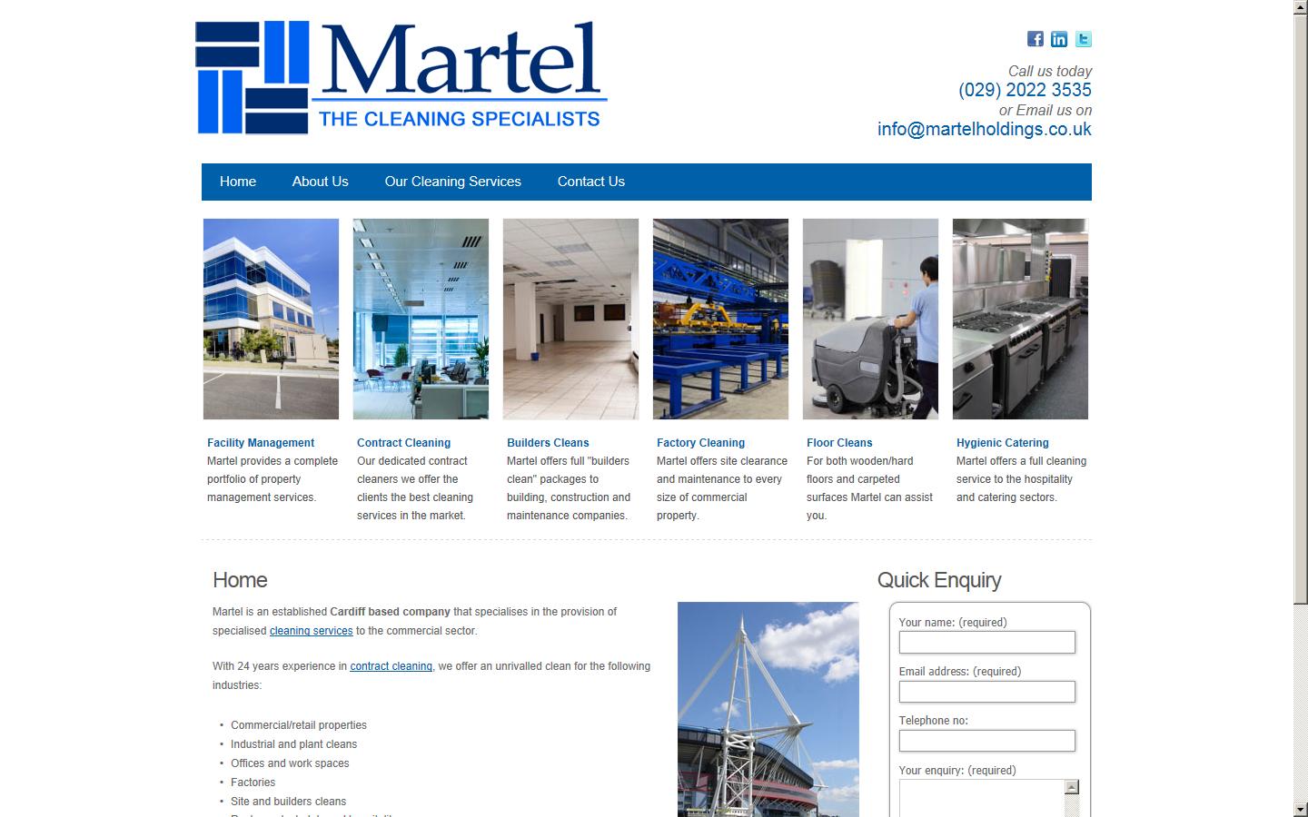Martel Holdings Ltd Website