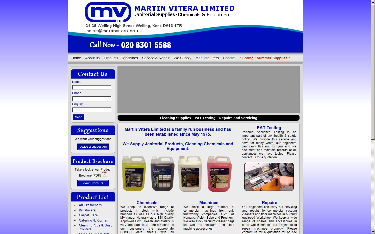 Martin Vitera Limited Website