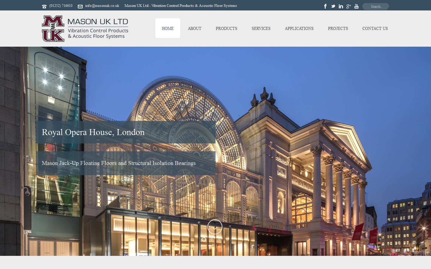 Mason UK Ltd Website