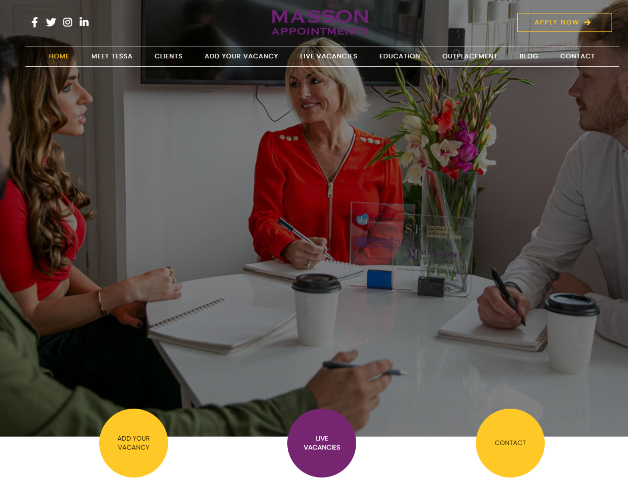 Masson Appointments Website