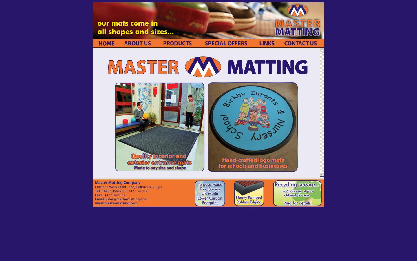 MASTER MATTING COMPANY Website