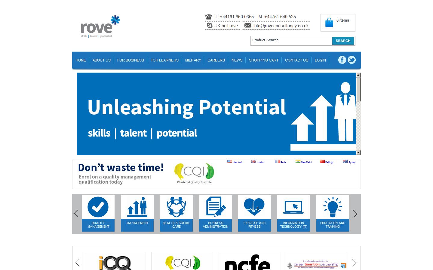 Rove Consultancy Services Website