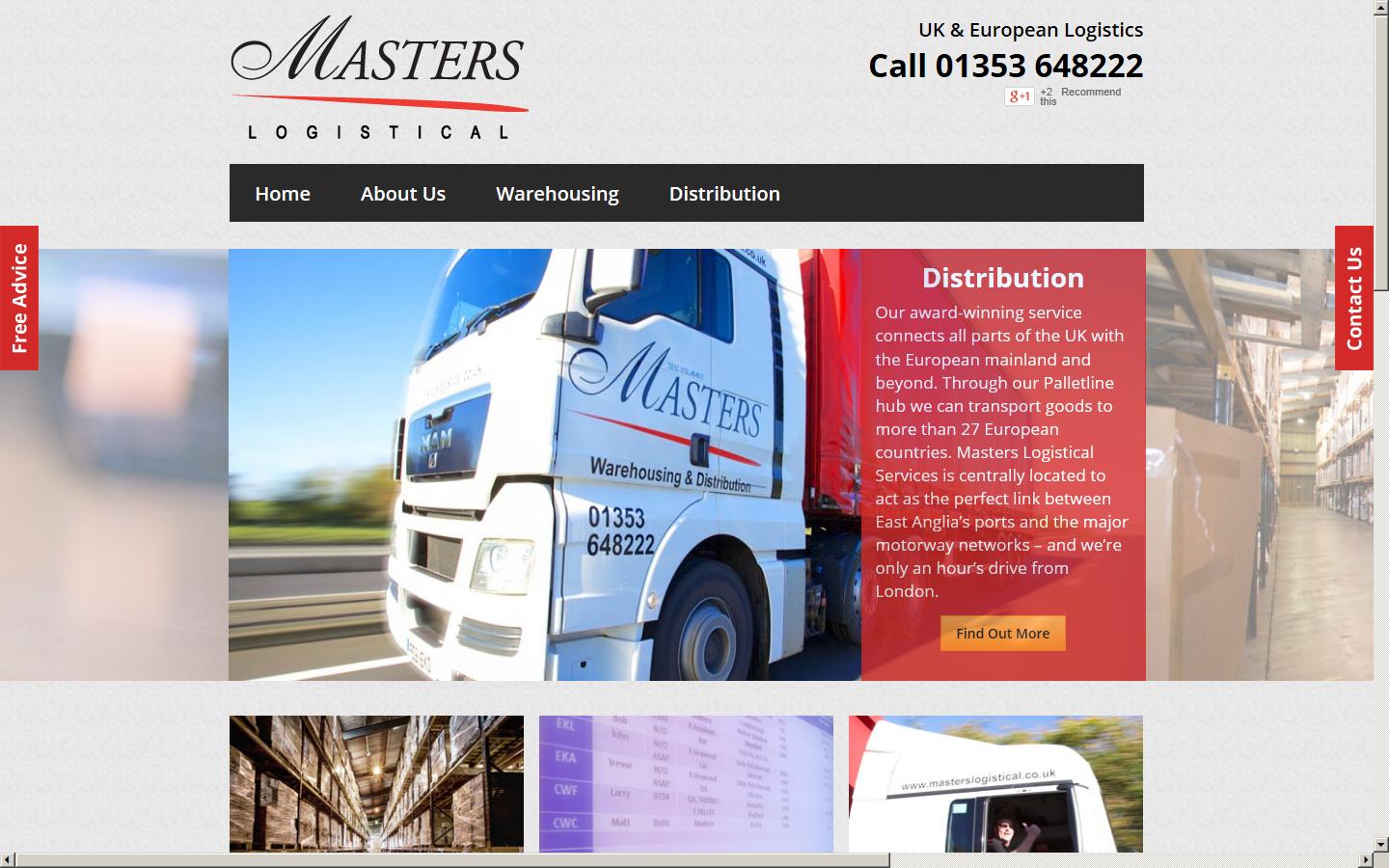 Masters Logistical Website