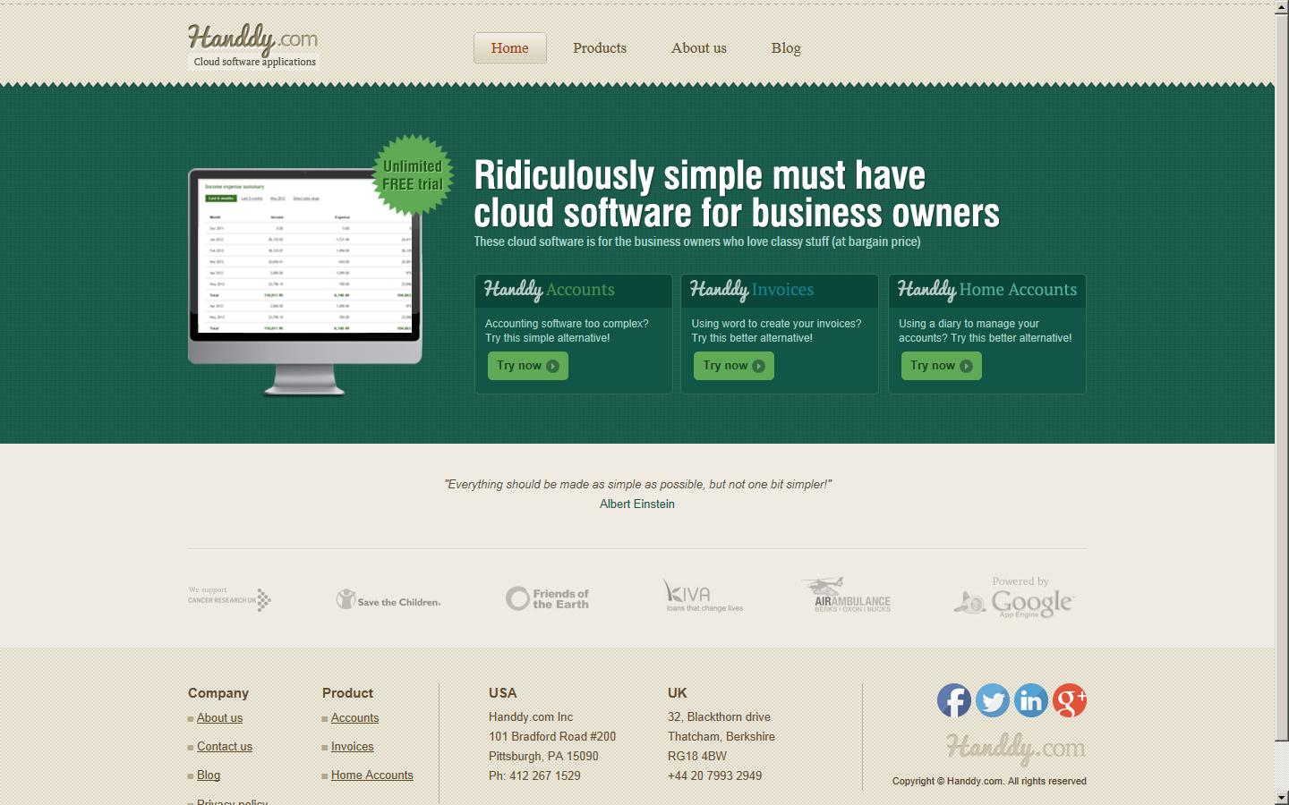 Handdy.com Inc Website