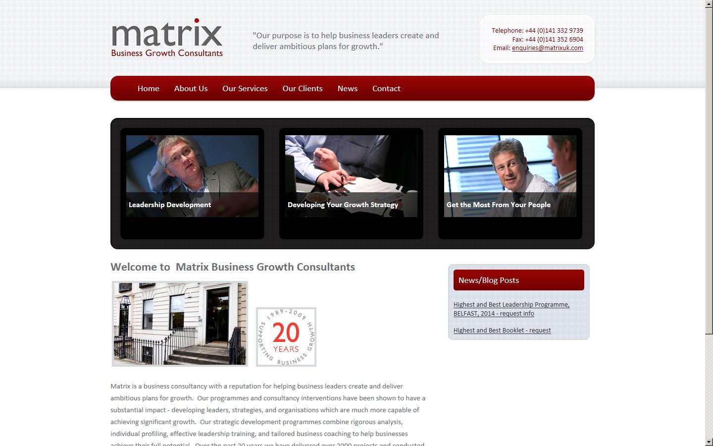 Matrix Management Consultancy LLP Website