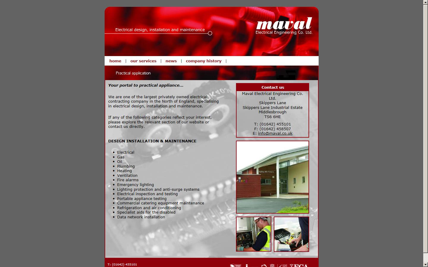 Maval Electrical Engineering Co. Ltd Website