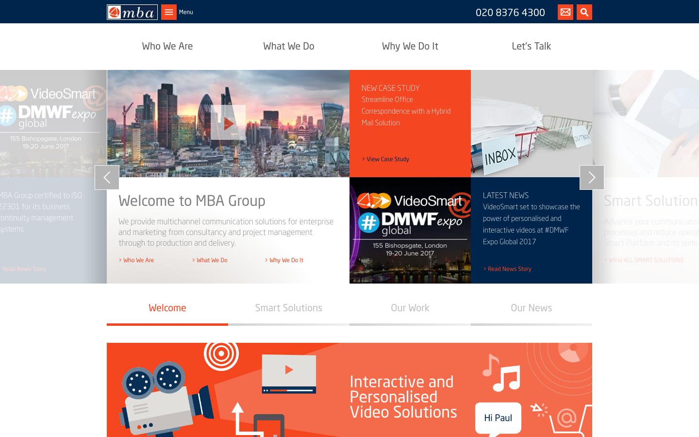 MBA Group Ltd Website