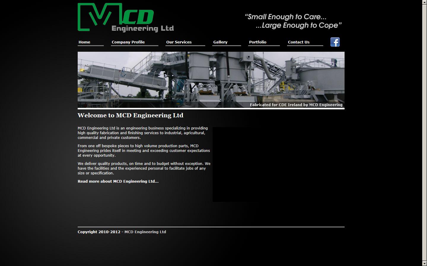 MCD Engineering Ltd Website