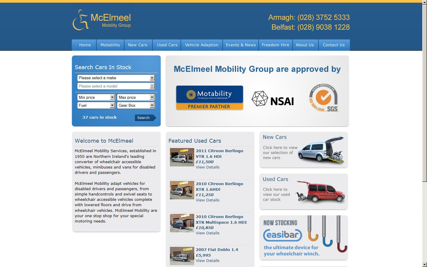 McElmeel Mobility Group Website