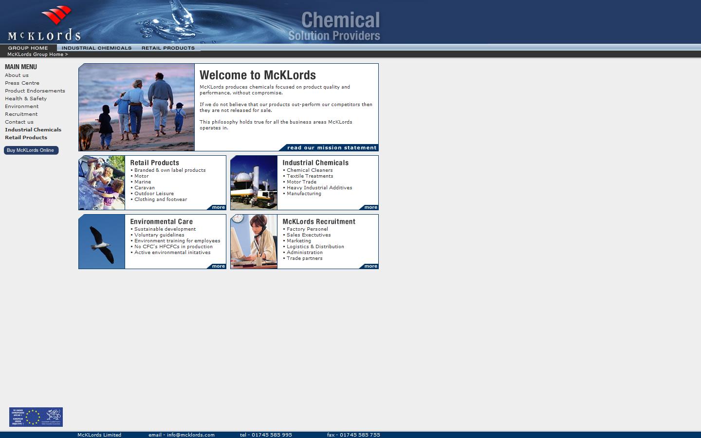 McKLords Ltd Website