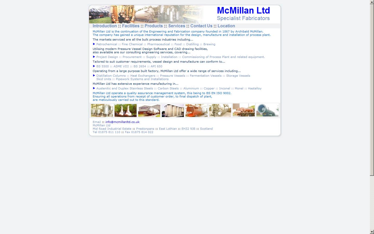 McMillan Ltd Website