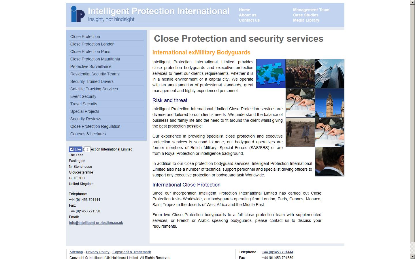 Intelligent Protection International Limited  Website