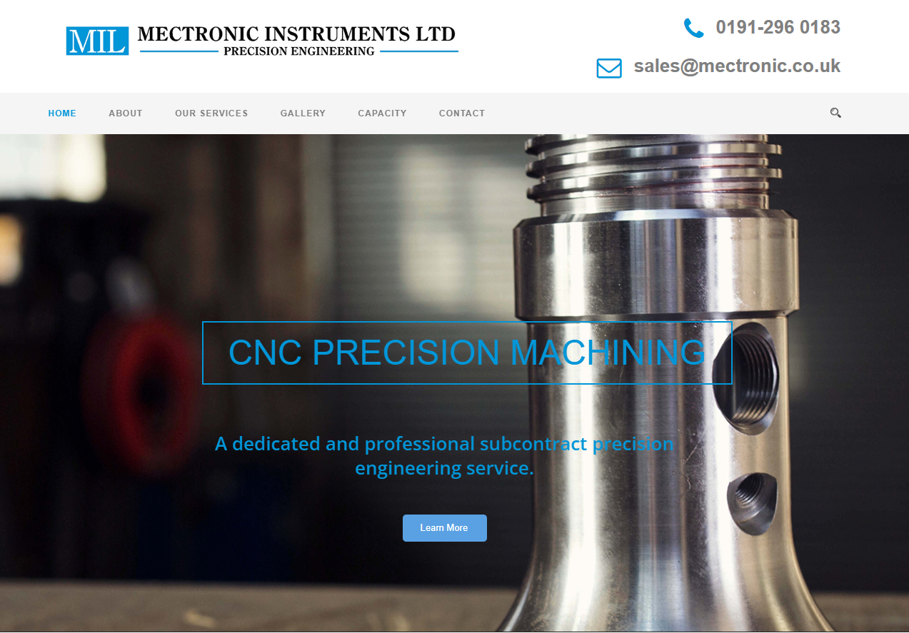 Mectronic Instruments Ltd Website