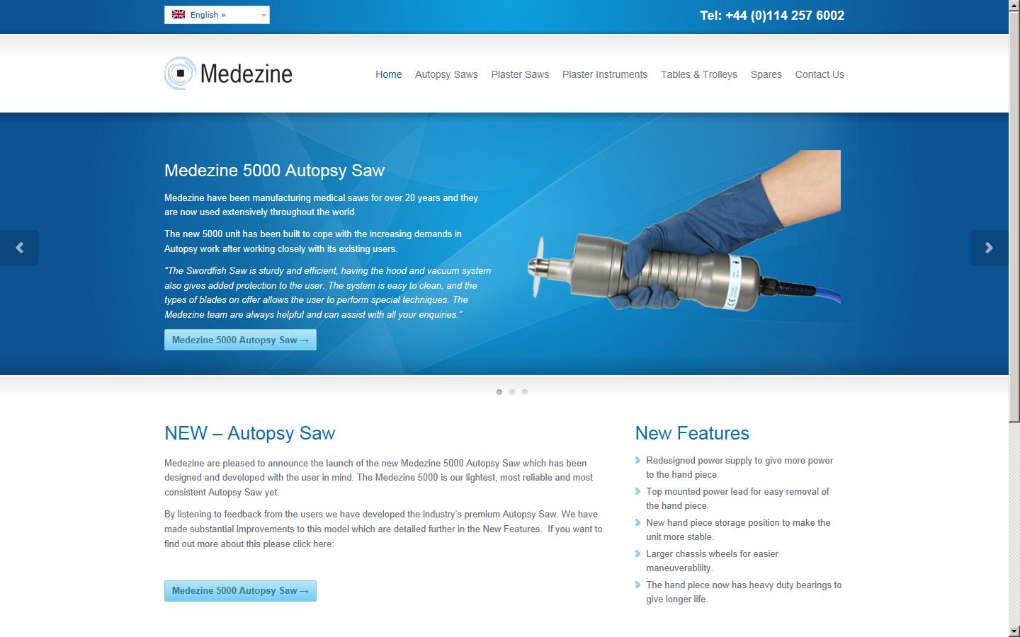 Medezine Ltd Website