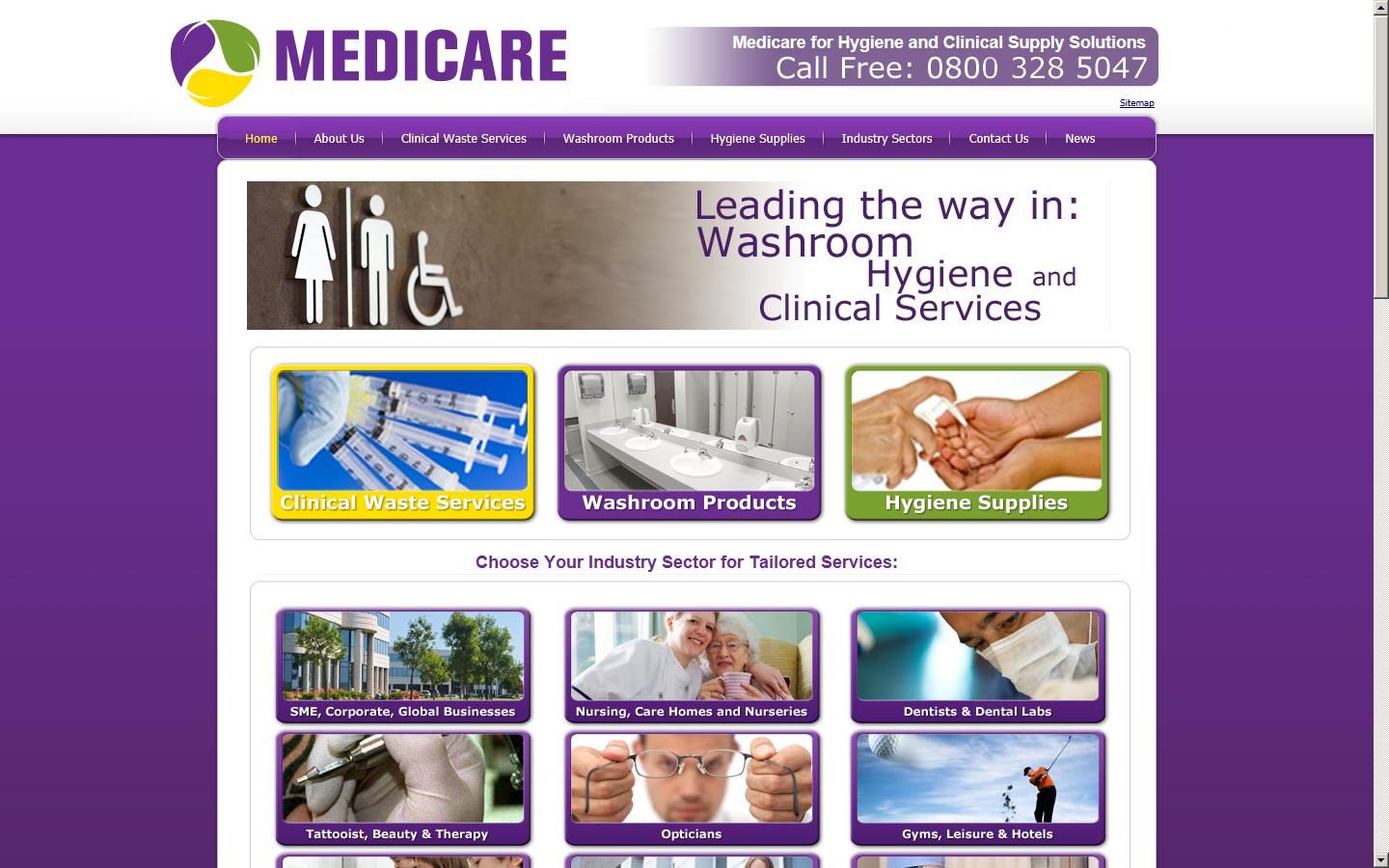 Medicare Ltd - Cannock Website