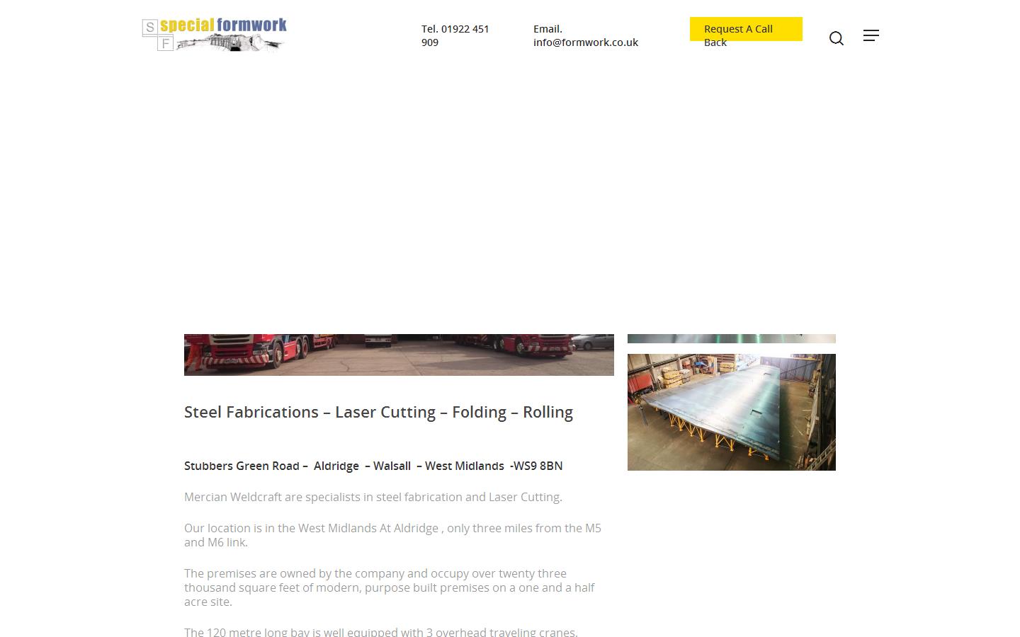 Mercian Weldcraft Ltd Website