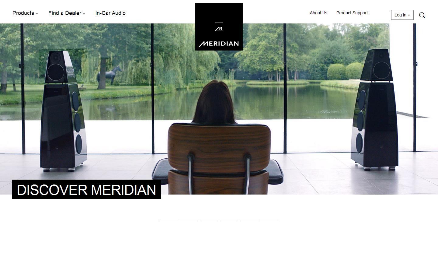 Meridian Audio Ltd Website