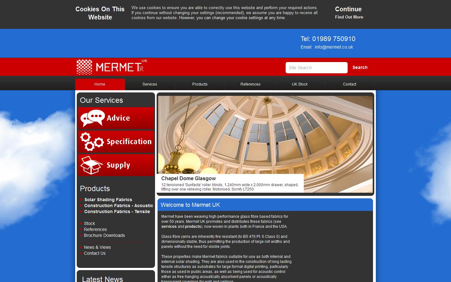 Mermet UK Website