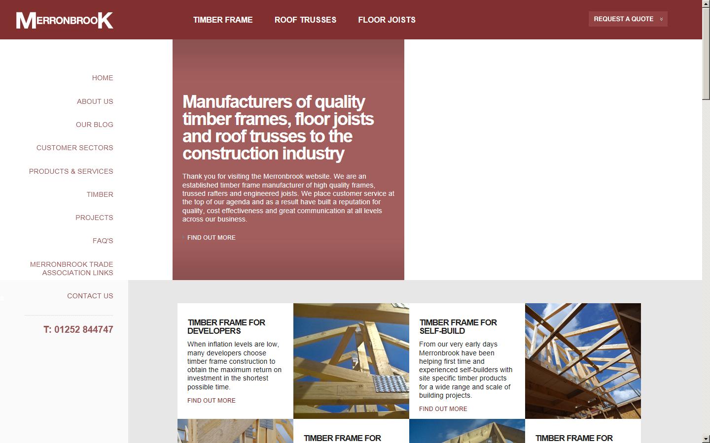 Merronbrook Ltd Website