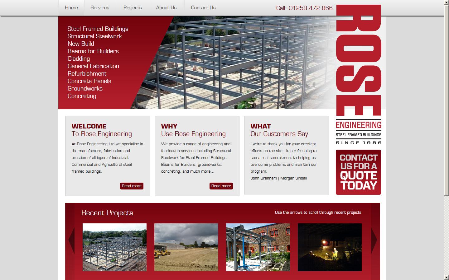 Mervyn Rose Engineering Ltd Website