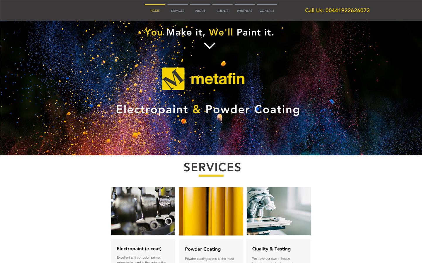 Metafin Group Holdings Ltd - Walsall Website