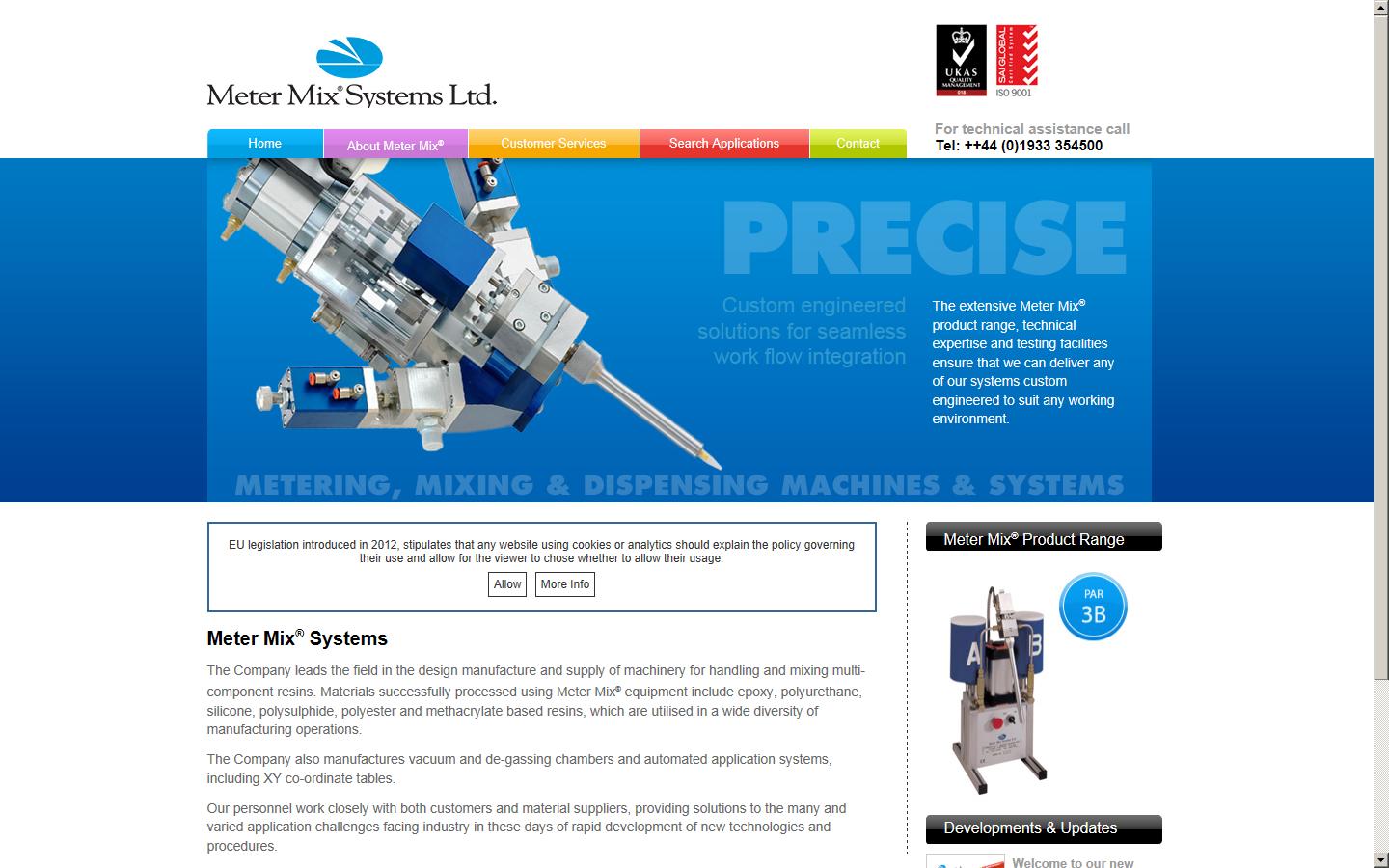 Meter Mix&reg; Systems Ltd Website