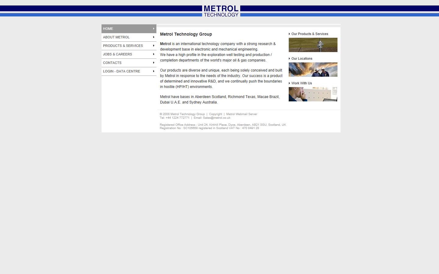 Metrol Technology Group Website