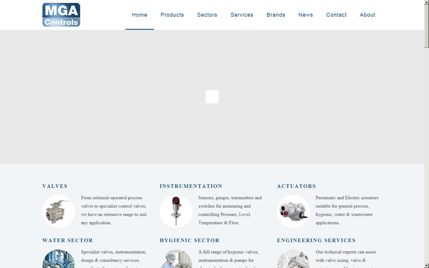MGA Controls Ltd Website