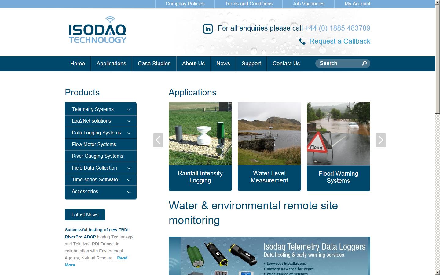 Isodaq Technology Website