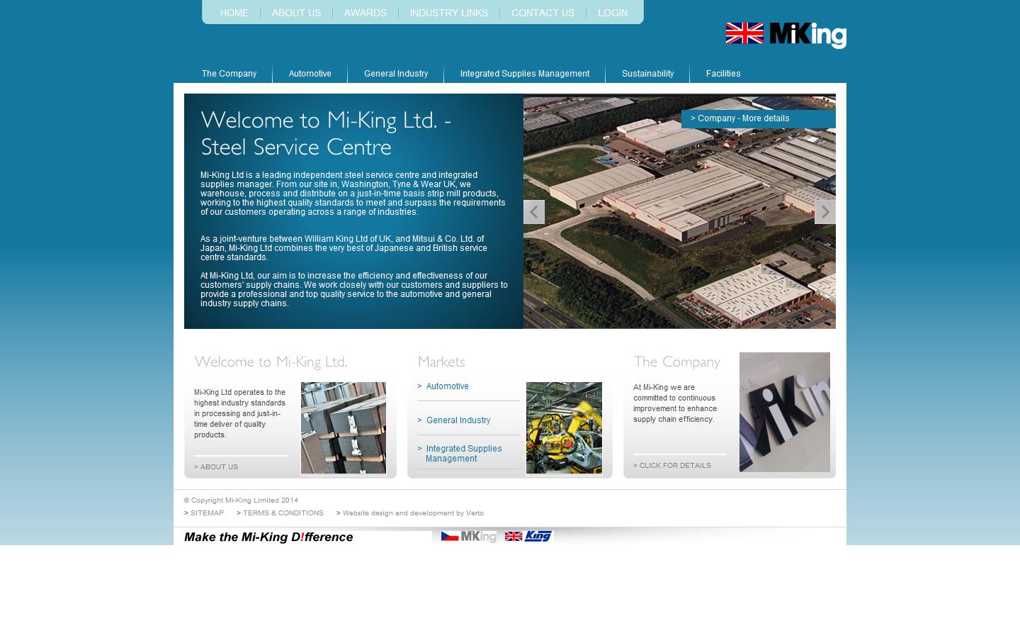 Mi-King Ltd - Washington Website