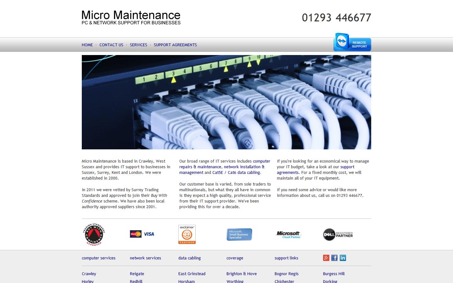 Micro Maintenance Ltd Website