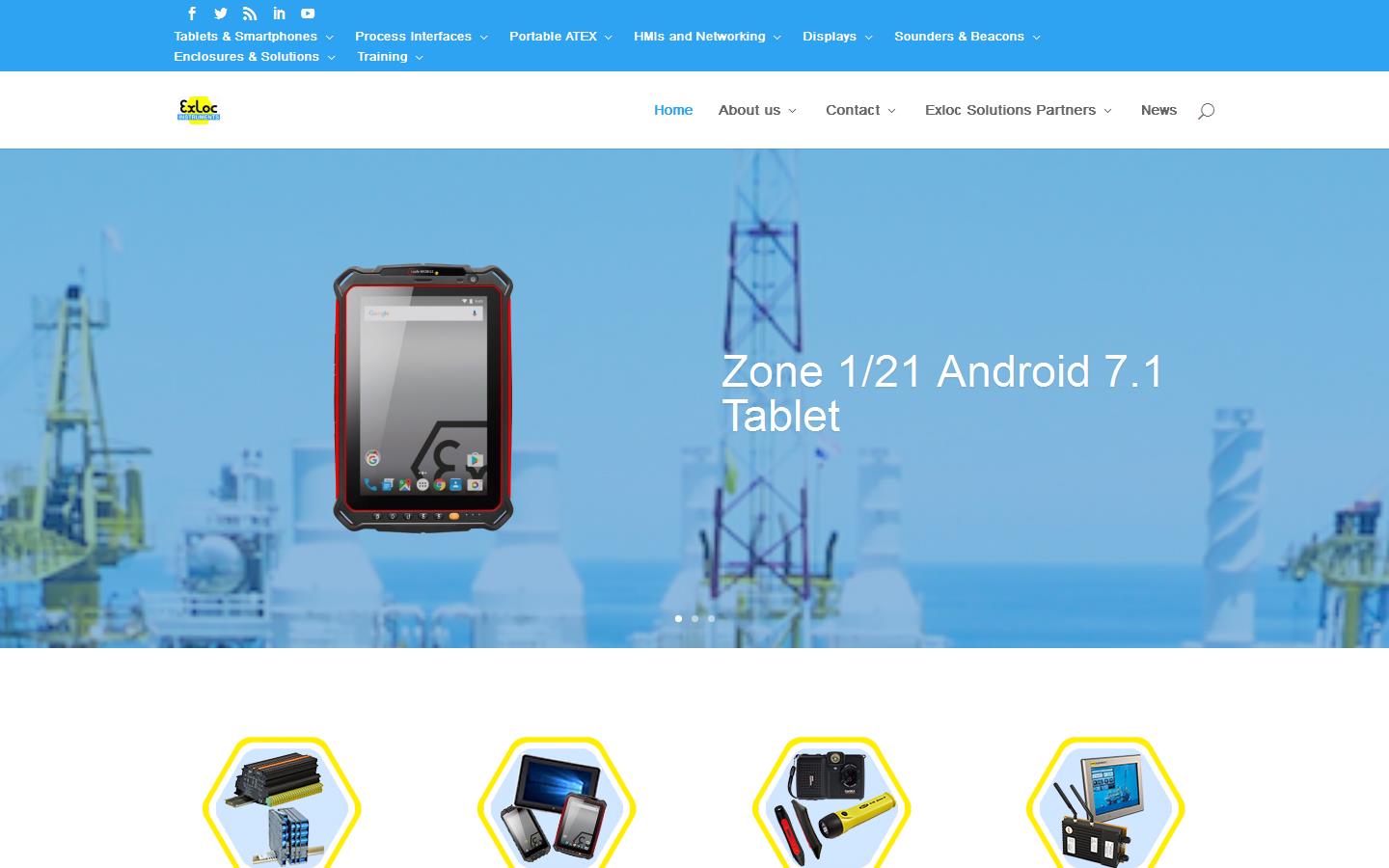 Exloc Instruments UK Ltd Website