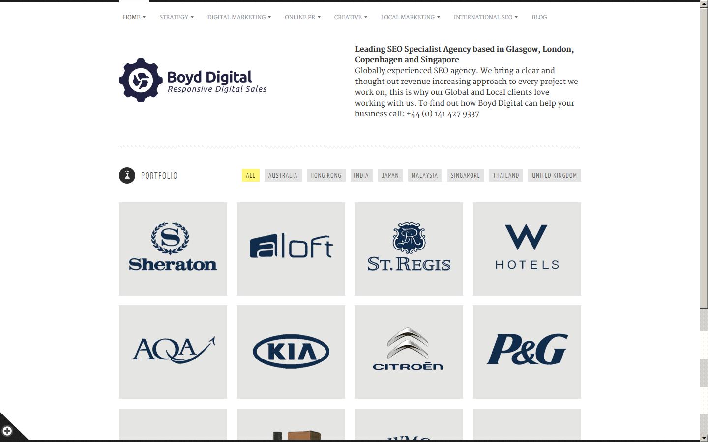 Boyd Digital Website