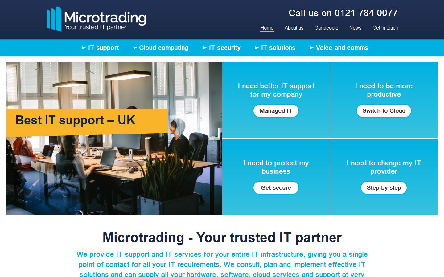 Microtrading Ltd Website